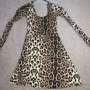 Cheetah print boutique dress